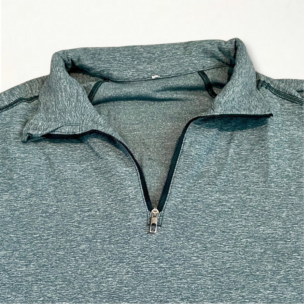 Lululemon Surge Warm 1/2 Zip Silver Heathered Defender Size M/L - Picture 7 of 16